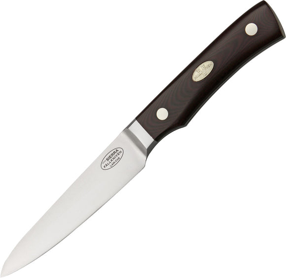 Fallkniven CMT Chefs Sierra Fixed Blade Knife Maroon Micarta Cobalt Steel N71
