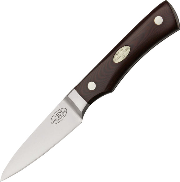 Fallkniven CMT Chefs Zulu Fixed Blade Knife Maroon Micarta Cobalt Steel N72