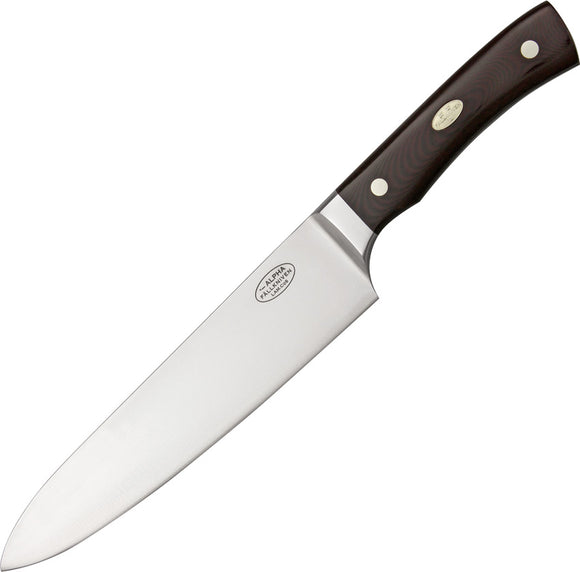 Fallkniven CMT Chefs Alpha Maroon Micarta Cobalt Fixed Blade Knife ALPHA