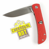 Finch Knife Chernobyl Ant Red head Folding Pocket Knife