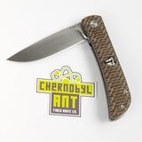 Finch Knife Chernobyl Ant Parquet Folding Pocket Knife