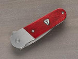 Finch Knife Co Cherry Bomb Framelock Fire Red Bone Folding 154CM Knife 351