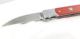 Finch Knife Holliday Canyon Red Micarta 154cm Linerlock Folding Knife hl404