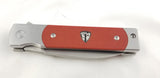 Finch Knife Holliday Canyon Red Micarta 154cm Linerlock Folding Knife hl404