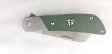 Finch Knife Co Green Avacado Harvester 154cmFolding Knife hv405