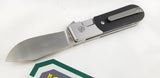 Finch Knife Co Model 1929 Bark Micarta Linerlock 154cm Folding Knife md408