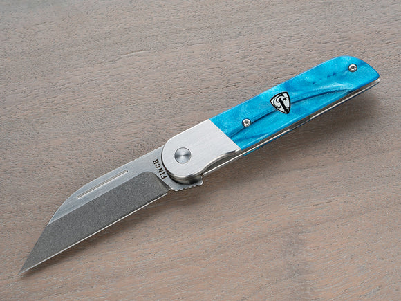Finch Reciprocity Tidal Resin 154cm Framelock Folding Pocket Knife 503