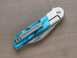 Finch Reciprocity Tidal Resin 154cm Framelock Folding Pocket Knife 503