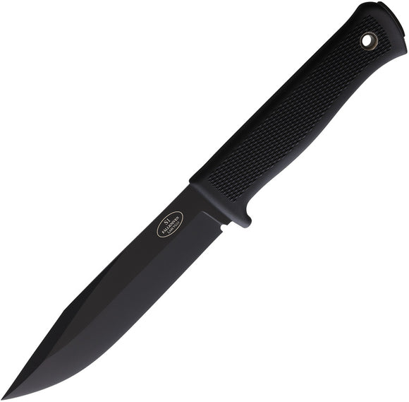 Fallkniven S1 Forest Black Checkered Thermorun VG-10 Steel Fixed Blade Knife w/ Sheath S1BL