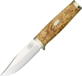 Fallkniven SK1 Jari Curly Birch 3G Stainless Steel Fixed Blade Knife w/ Sheath SK1L