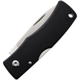 Fallkniven Model U2 Lockback Black Grilon Elmax Steel Folding Pocket Knife U2ELMAX