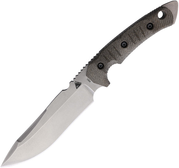 Fobos Knives OD Green Tier1C 3V White Liner Fixed Blade Knife 022