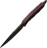 Fobos Knives Alaris Blk/Red Micarta Carbon Steel Fixed Blade Knife w/Sheath 035