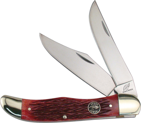 Frost Cutlery Ocoee River Dirt Buster Red Pick Bone Stainless Knife C550RPB