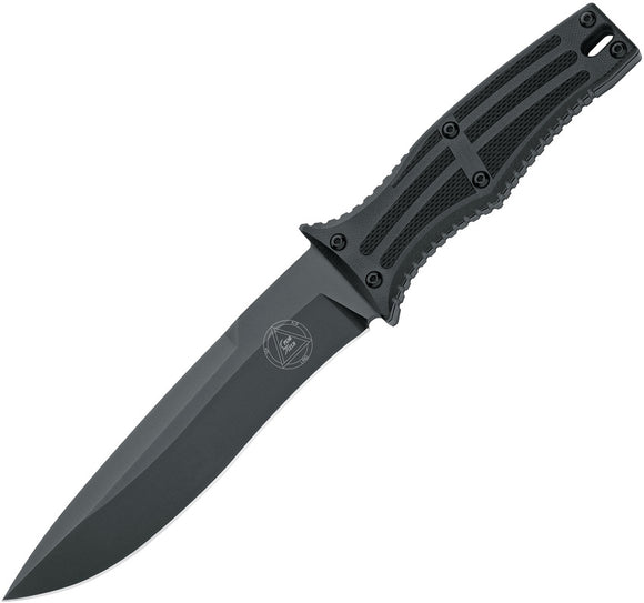 Fox Spear Tech Black G10 Bohler N690 Stainless Fixed Blade Knife 0171112