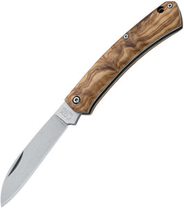 Fox Nauta Slip Joint Pocket Knife Olive Wood Folding 420C Stainless Blade 230OL