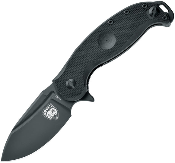 Fox Irves Linerlock Black Smooth G10 Folding Bohler N690 Steel Pocket Knife 532