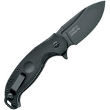 Fox Irves Linerlock Black Smooth G10 Folding Bohler N690 Steel Pocket Knife 532