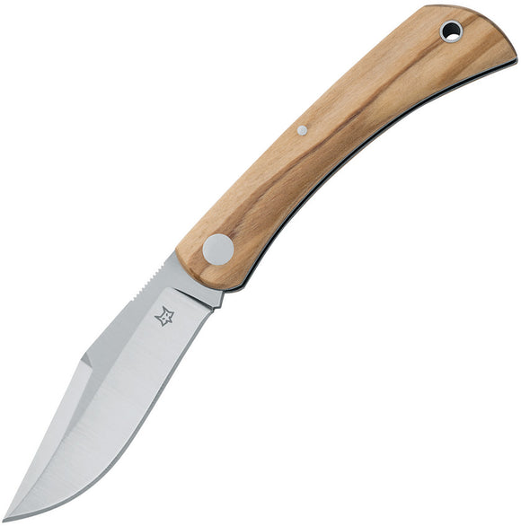 Fox Libar Pocket Knife Slip Joint Olive Wood Folding Bohler M390 Blade 582OL