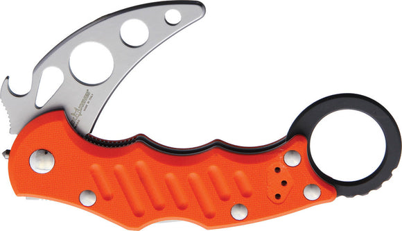 Fox Karambit XT Trainer Orange G10 Folding Stainless Pocket Knife 599XTTK