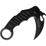 Fox Karambit Lockback Black G10 Folding Bohler N690 Steel Pocket Knife 599XT