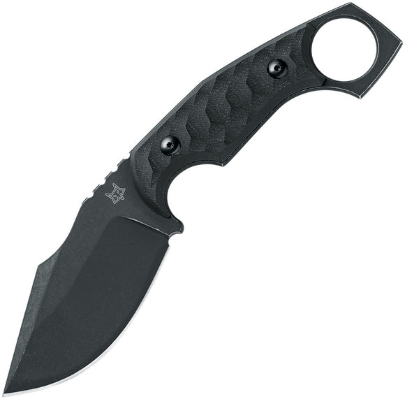 Fox Knives Monkey Thumper Black Fixed Blade Knife 633