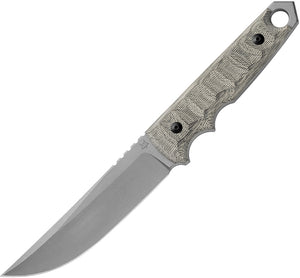 Fox Knives Ryu Green Micarta Niolox Tool Steel Tactical Fixed Blade Knife 634MOD