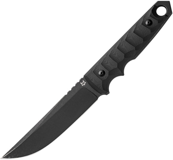 Fox Knives Ryu Black G10 Niolox Tool Steel Tactical Fixed Blade Knife 634