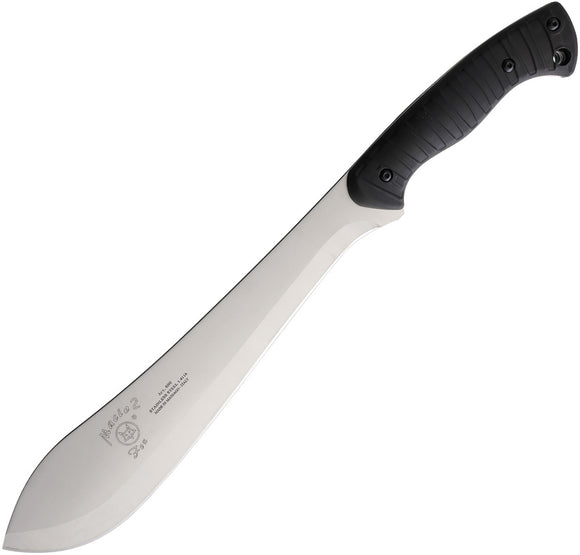Fox Macho Machete Fixed Blade Knife Black FRN 1.4116 Stainless w/ Sheath 680