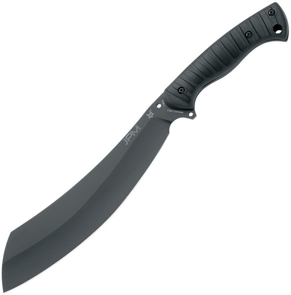 Fox Jungle Parang Black FRN Stainless Steel Cleaver Fixed Blade Machete 694