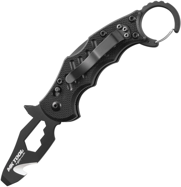 Fox MK Rescue Pocket Knife Lockback Black G10 Folding Bohler N690 Blade 800MK