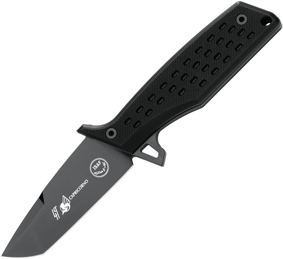 Fox N.E.R.O Fixed Blade Knife Black G10 Bohler N690 Blade w/ Sheath NR05TT49