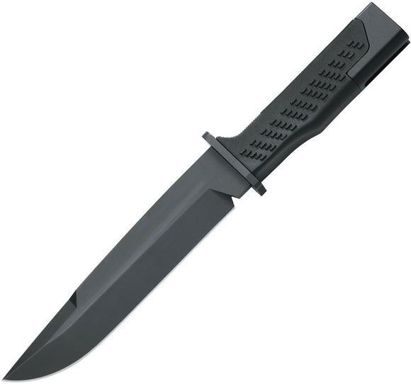 Fox Arex Spartan Fixed Blade Knife Black Forprene 440C Stainless Blade SFF2000FN