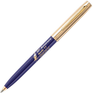 Fisher Space Pen Apollo 11 Cap-O-Matic Blue Brass Writing Pen 000900