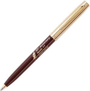 Fisher Space Pen Apollo 11 Cap-O-Matic Brown Brass Writing Pen 000986