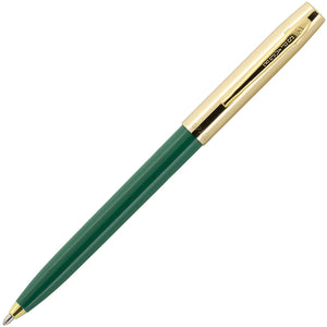 Fisher Space Pen Apollo Space Green Brass Water Resistant 5.13" Pen 001143