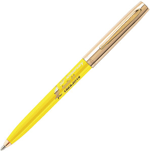 Fisher Space Pen Apollo 11 Cap-O-Matic Yellow Brass Writing Pen 001426