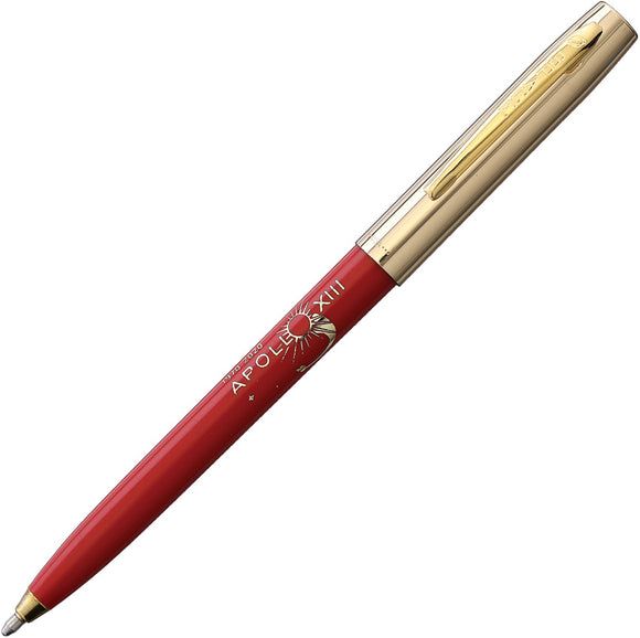 Fisher Space Pen Apollo 13 Cap-O-Matic Red & Brass Writing Pen 001648