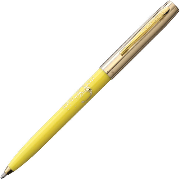 Fisher Space Pen Apollo 13 Cap-O-Matic Yellow & Brass Writing Pen 001655