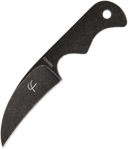 Fred Perrin Le Peeler Limited Edition Black Stonewashed Fixed blade Neck Knife + Kydex