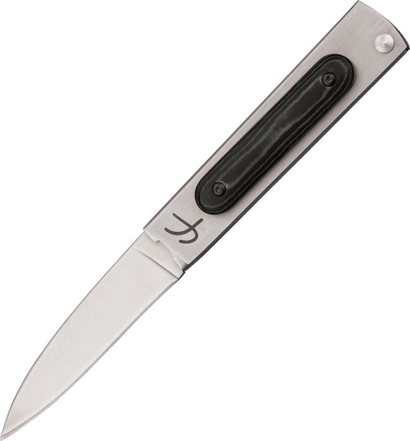 Fred Perrin Le Trifolder II Black Micarta + 440C Folding Knife d3f2