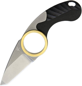 Fred Perrin La Griffe Tanto Pliante Black G10 Folding 440C Pocket Knife DGTPL