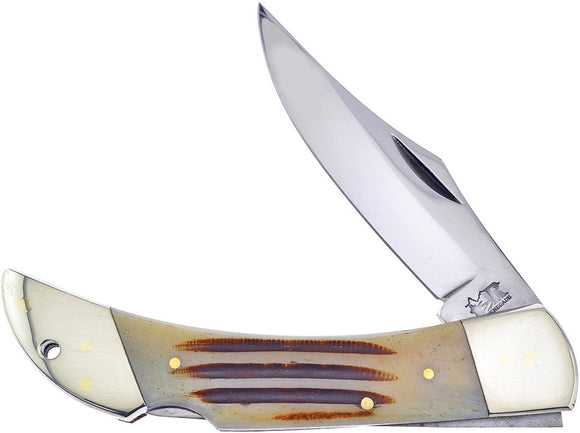 Frost Cutlery Lockback Second Cut Bone Handle Renegade Folding Knife RNG127SC
