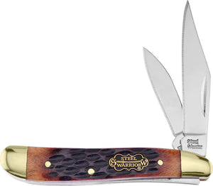 Frost Cutlery Peanut Autumn Second Cut Steel Warrior Folding Knife 107ASC