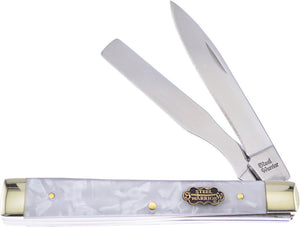 Frost Cutlery Doctors Mother of Pearl Steel Warrior Folding Knife SW120SMOP