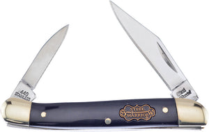 Frost Cutlery Little Copperhead Buffalo Horn Folding Stainless Knife W216CBH
