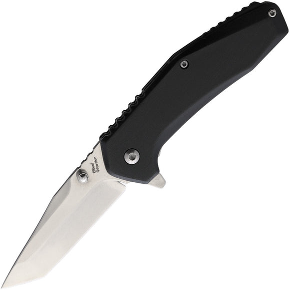 Frost Cutlery Linerlock A/O Black Aluminum Handle Stainless Knife 888BB