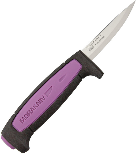 Mora Precision Purple Handle 12C27 Sandvik Stainless Fixed Blade Knife 01514