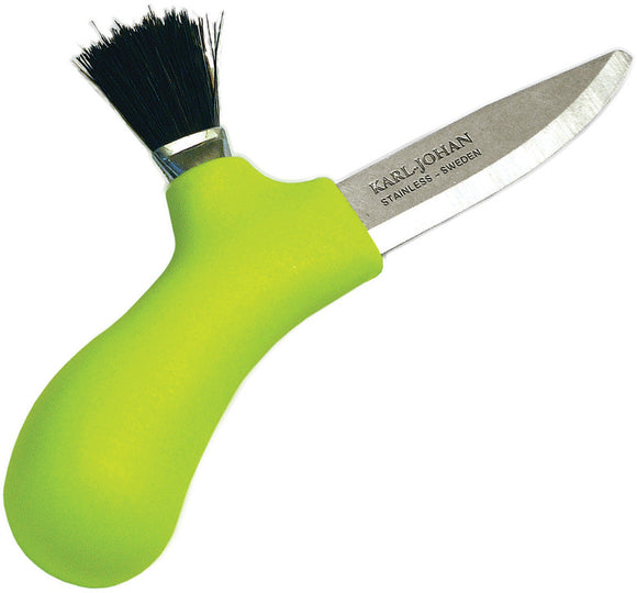 Mora Lime Mushroom Blunt Fixed Blade Knife w/ Sheath 01924