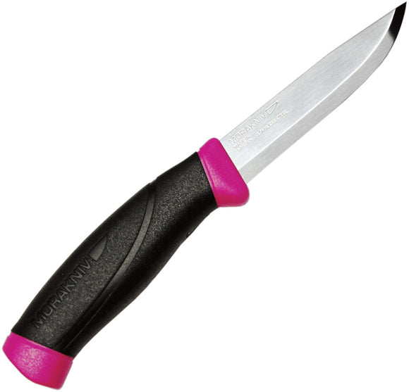 Mora Companion Magenta & Black Propylene Stainless Fixed Blade Knife 13389
